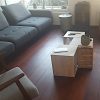 Sala de estar Piso de madera Merbau/หลุมพอ (Madera Merbau)