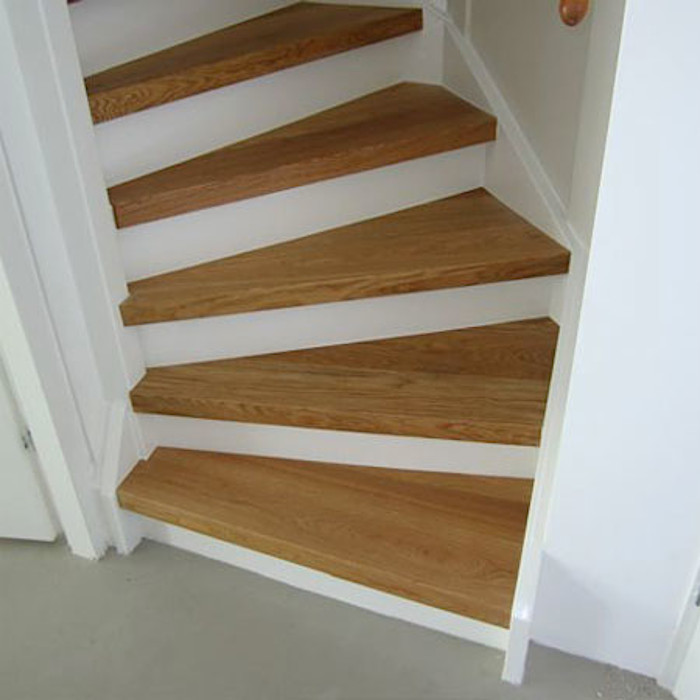 Suelo de escalera de madera perfecto