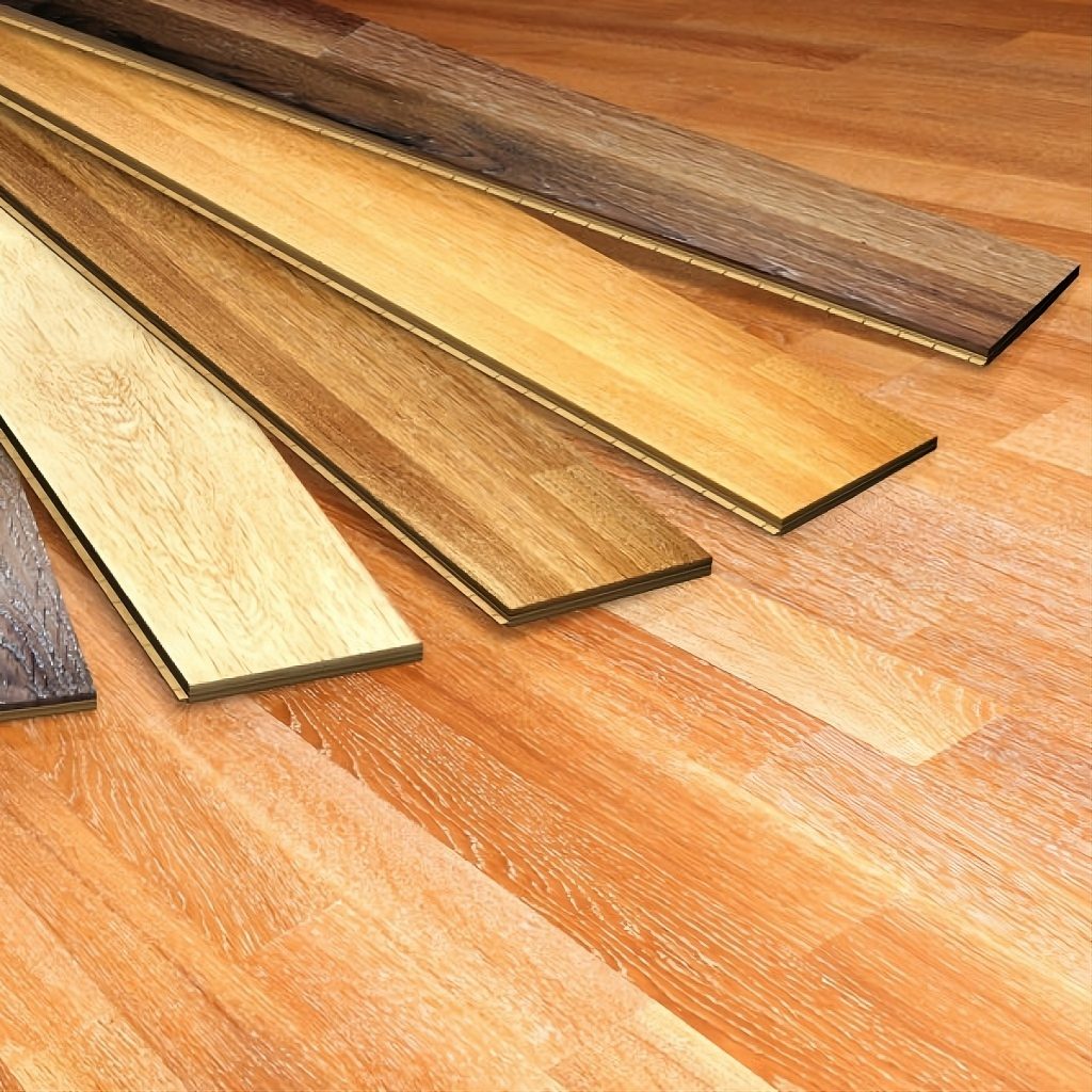 Madera maciza apilada sobre suelo de madera maciza 2 STRIP
